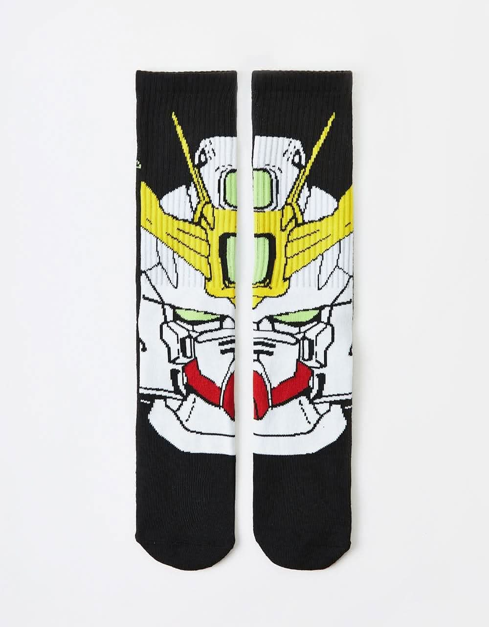 HUF x Gundam Wing Crew Socks - Black