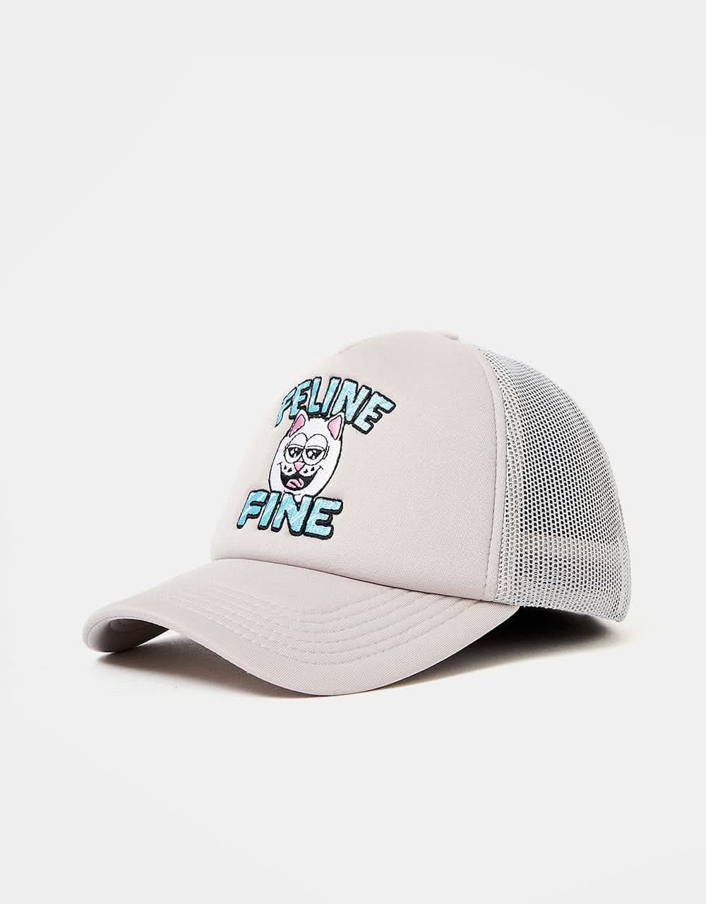 RIPNDIP Feline Fine Trucker Cap  - Cream