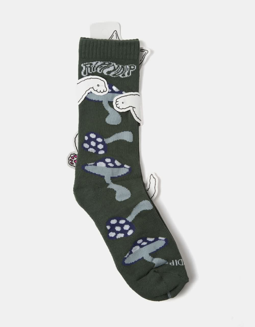 RIPNDIP Euphoria Socks  - Alpine Green