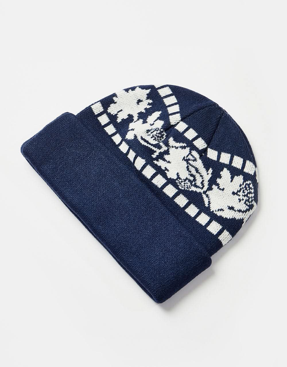 Pass Port Vine Beanie - Navy / White