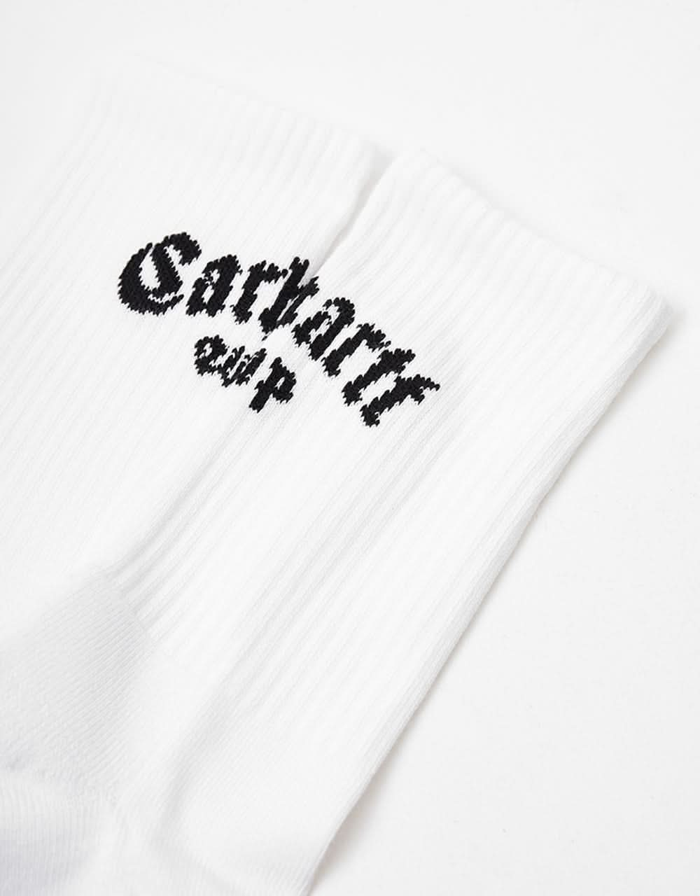 Carhartt WIP Onyx Crew Socks - White/Black