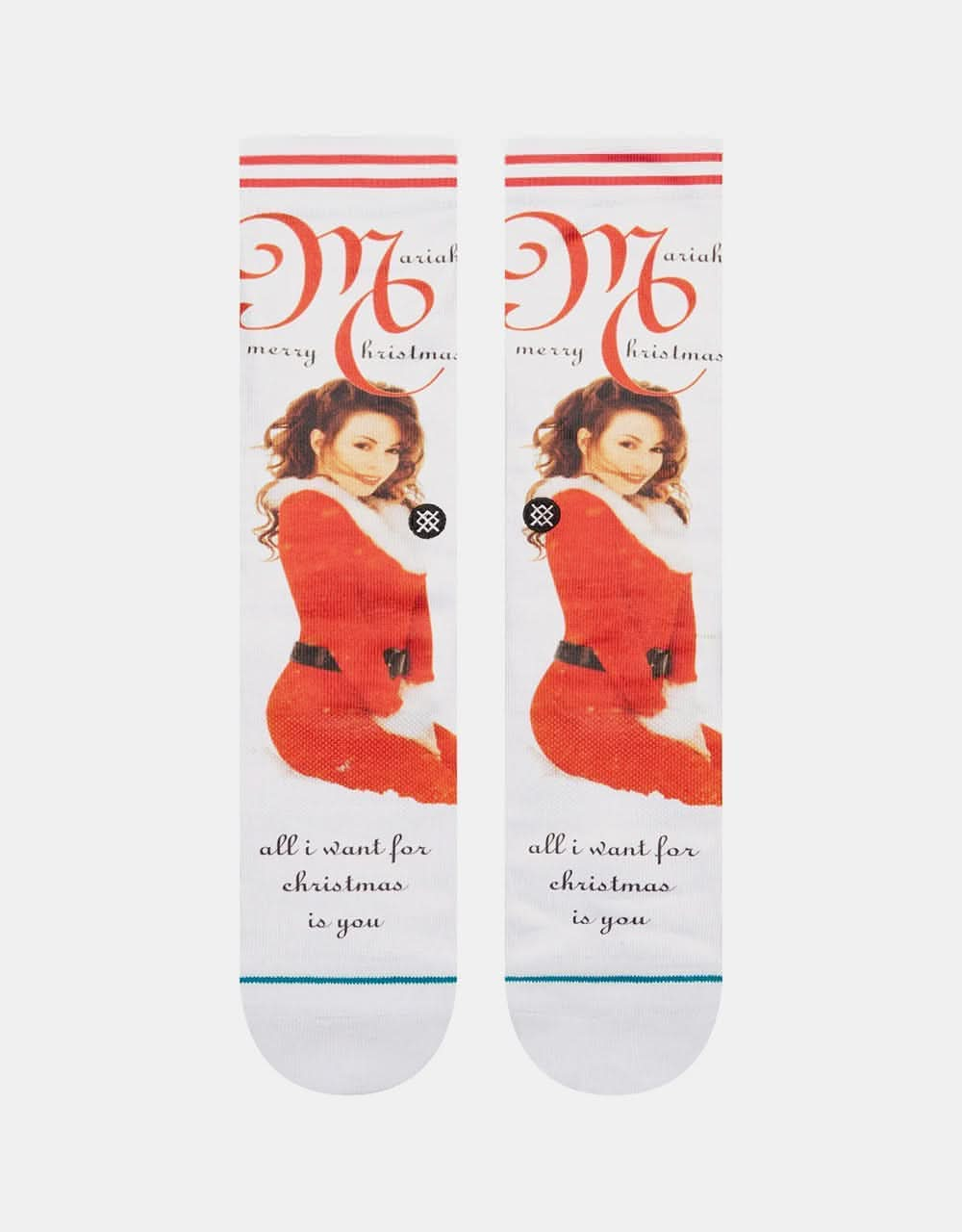 Stance x Mariah Carey Make My Wish Come True Crew Socks - White