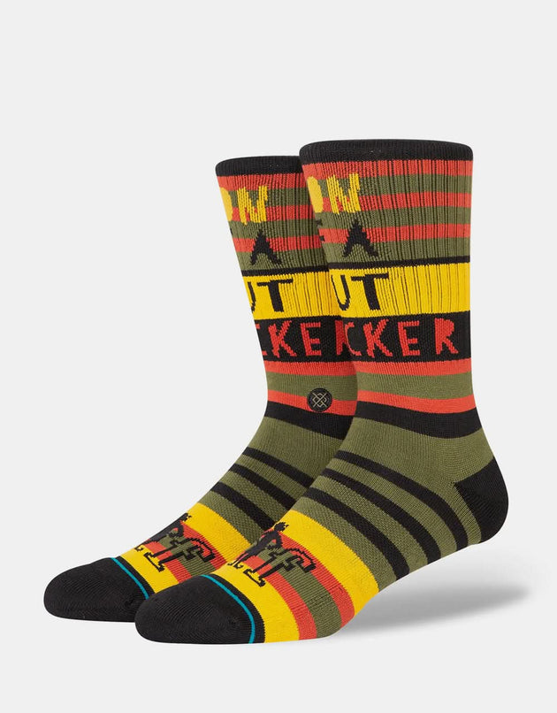 Stance x Elf Son Of A Crew Socks  - Black