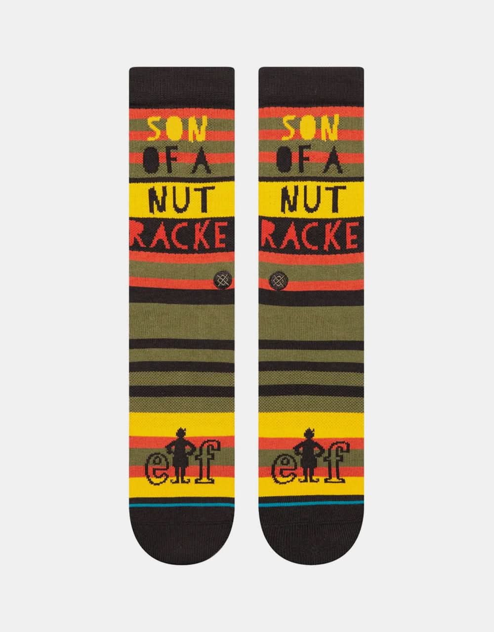 Stance x Elf Son Of A Crew Socks  - Black