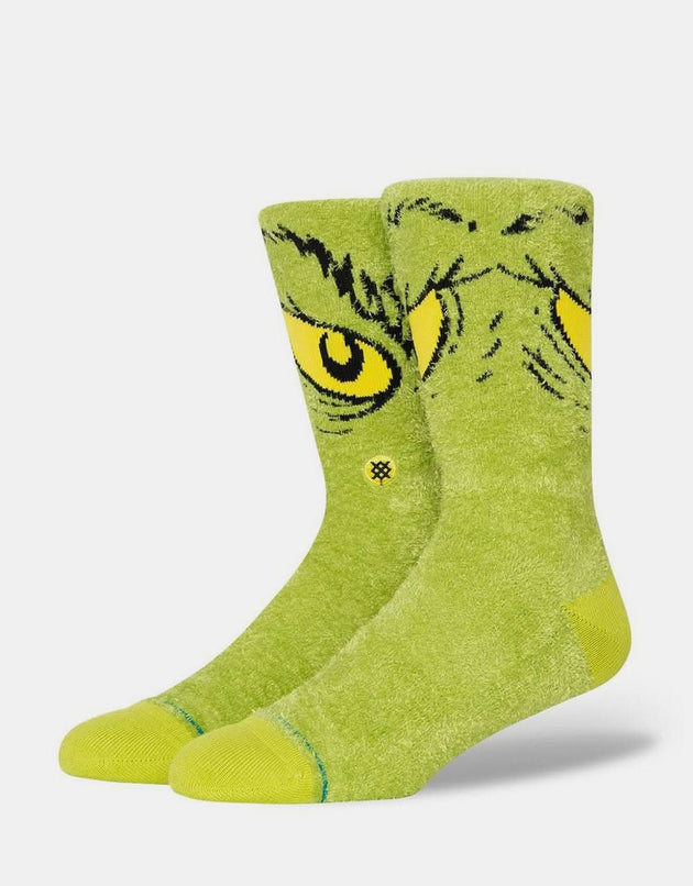 Stance x The Grinch Da Da Dagrinch Crew Socken – Grün