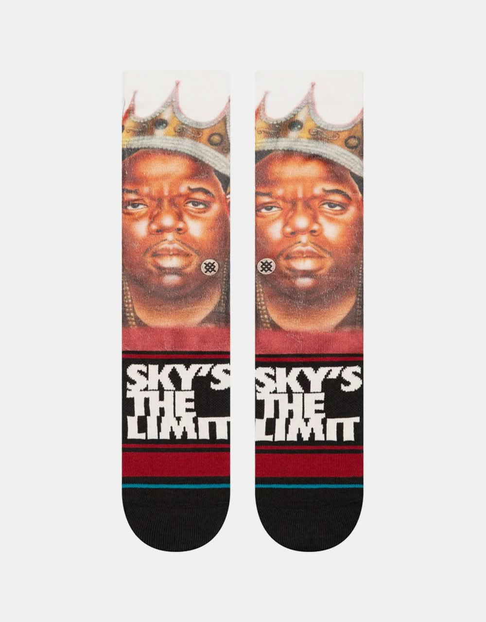 Stance x Notorious BIG Skys The Limit Crew Socken – Schwarz