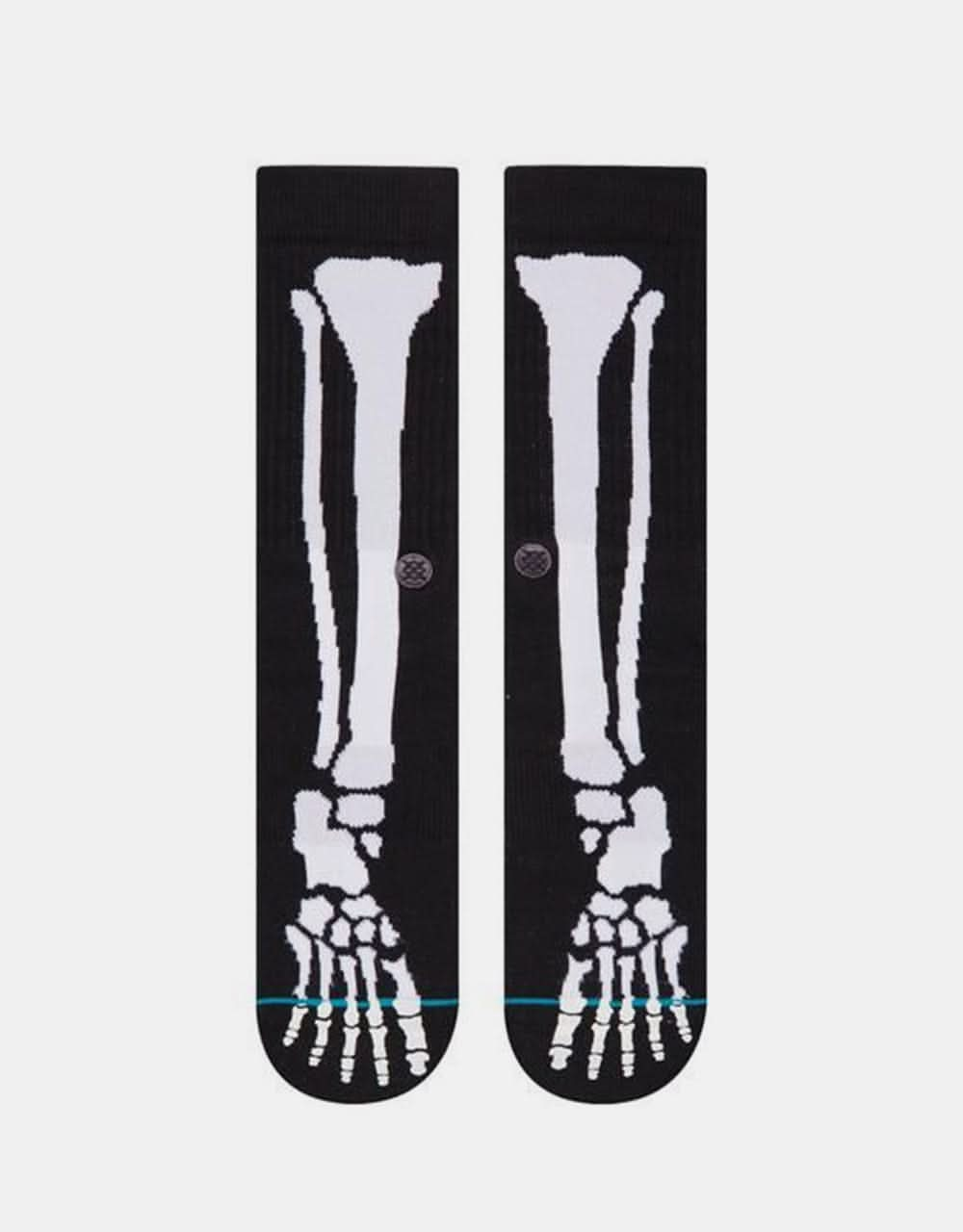 Stance Bonez Crew Socks  - Black