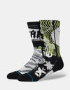 Stance Disorted Crew Socks  - Black