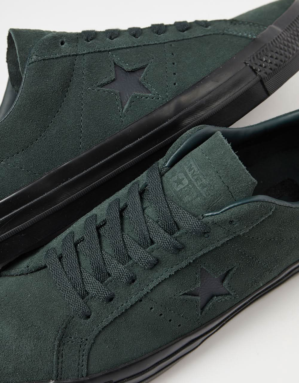 Scarpe da skate Converse One Star Pro Classic in pelle scamosciata - Secret Pines/Nero/Nero