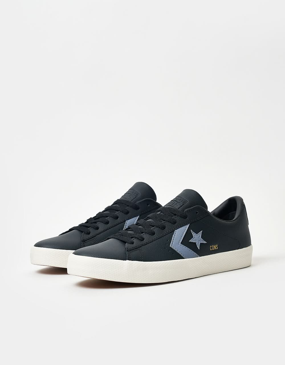 Converse PL Vulc Pro Zapatos de skate - Negro/Gris lunar/Garza