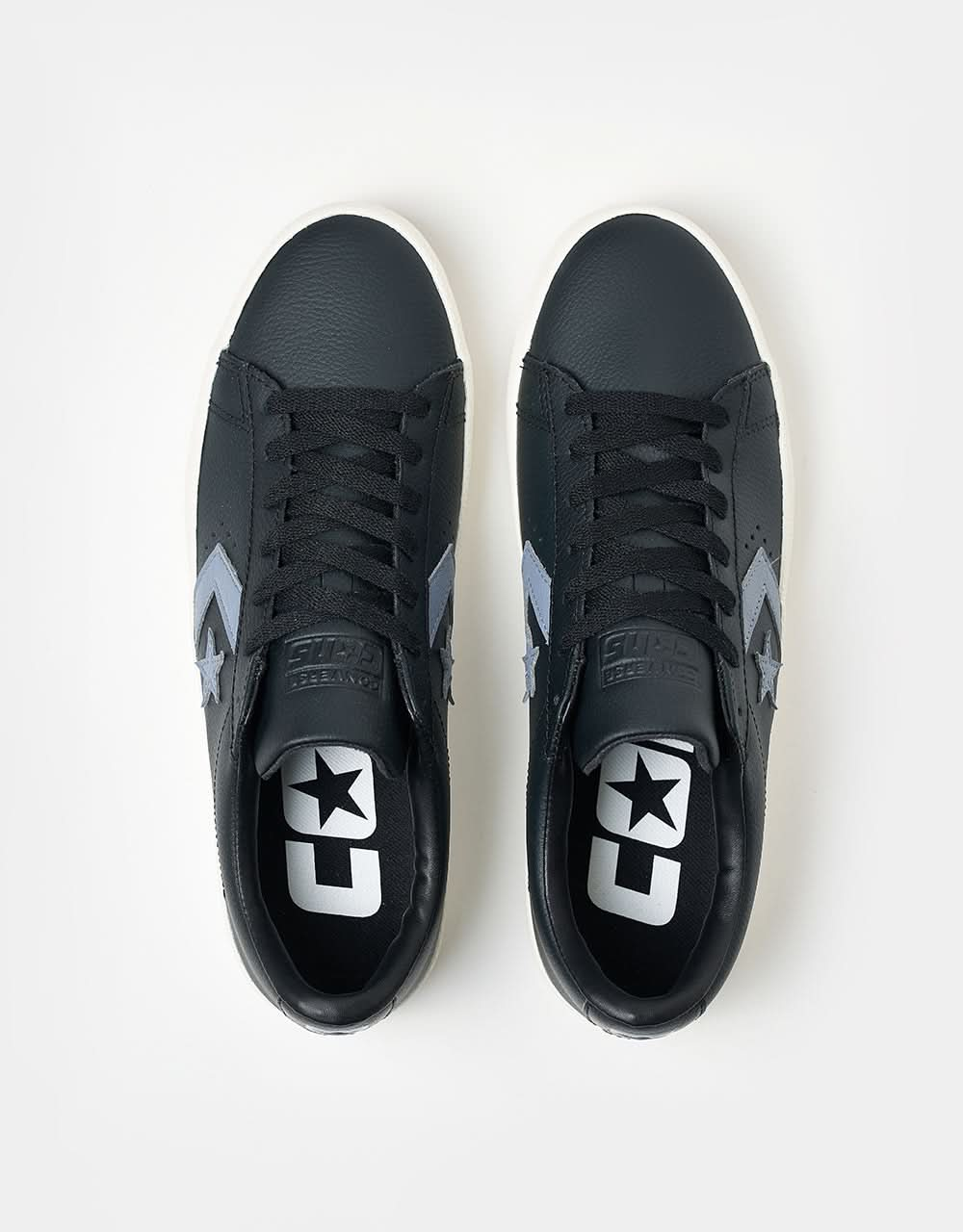 Converse PL Vulc Pro Skate Shoes - Black/Lunar Grey/Egret