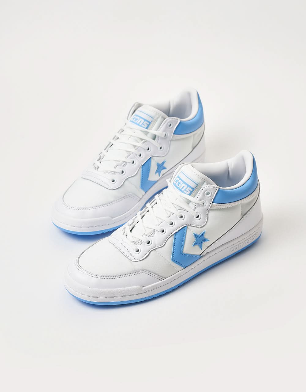 Converse Fastbreak Pro Skate Shoes - White/Lt. Blue/White