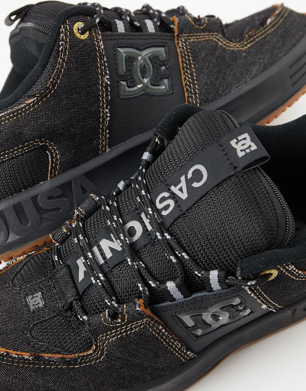 DC x Cash Only Lynx OG Skate Shoes - Black Denim