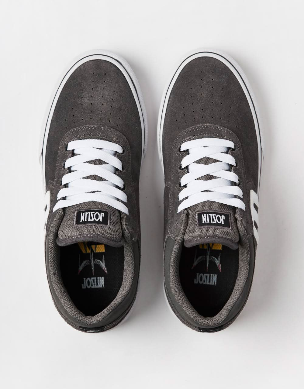 Etnies x Michelin Joslin Vulc Skate Shoes - Grey/White