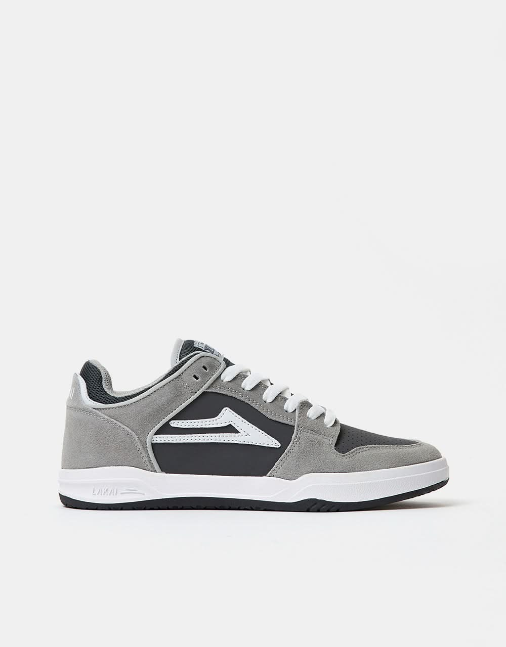 Zapatos de skate Lakai Telford Low - Ante gris claro