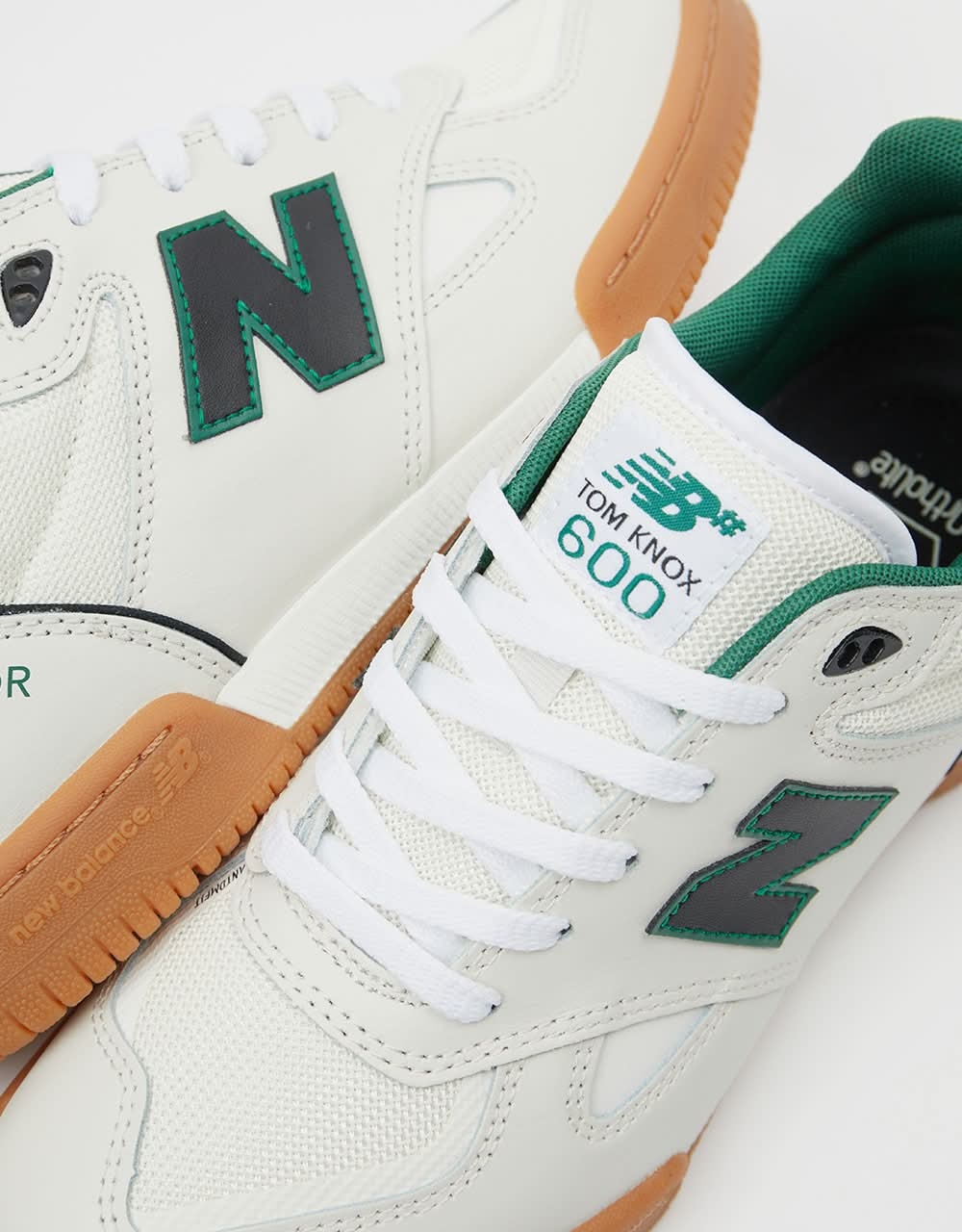 New Balance Numeric 600 Skate Shoes - White/Gum