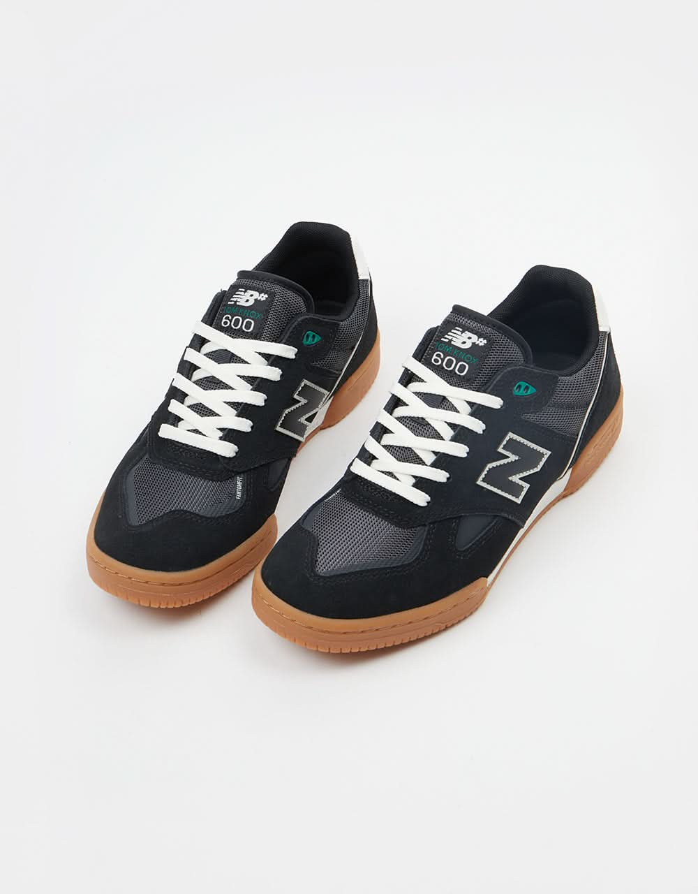 New Balance Numeric 600 Skate Shoes - Black/Gum