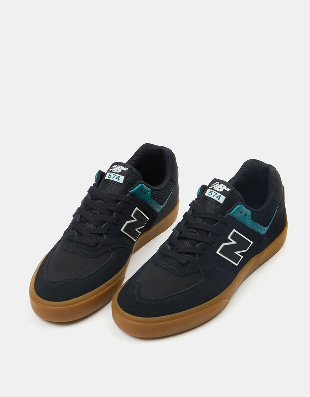 New Balance Numeric 574 Skateschuhe – Schwarz/Vintage Teal