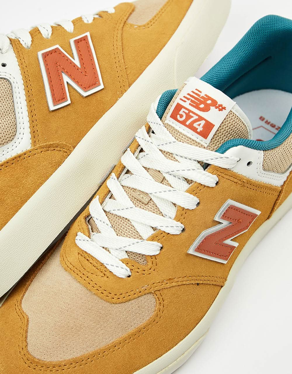 New Balance Numeric 574 Skateschuhe – Weizen/Vintage Teal