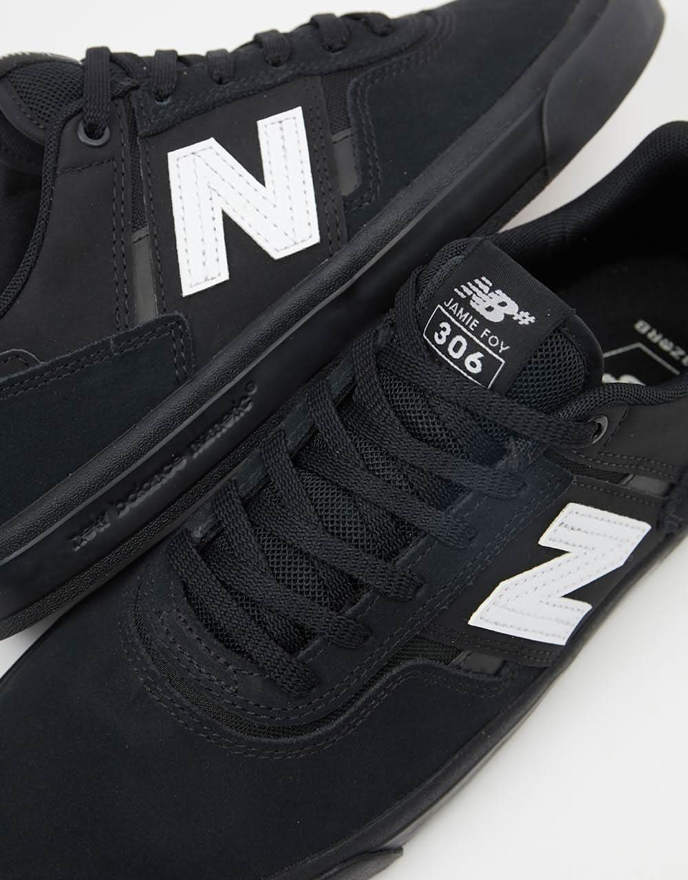 New Balance Numeric 306 Skateschuhe – Schwarz/Schwarz/Schwarz