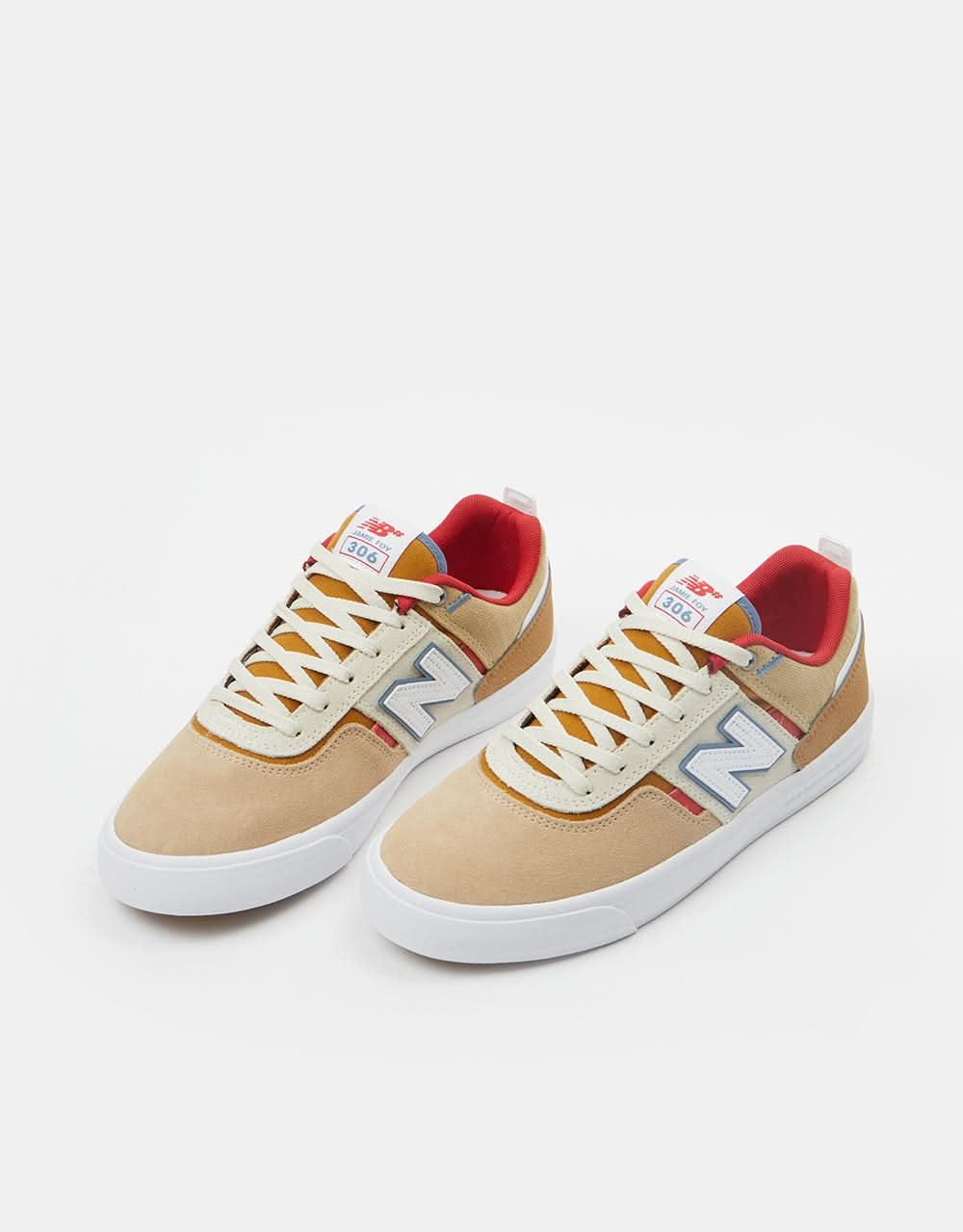 Scarpe da skate New Balance Numeric 306 - Marrone chiaro/Rosso