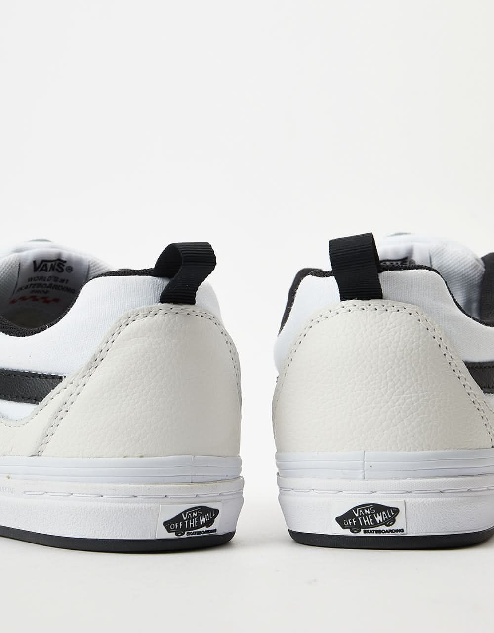 Vans Kyle Walker Skate Shoes -  Leather True White/Black