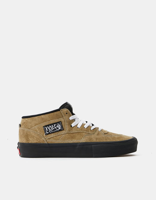 Vans Skate Half Cab Zapatos de skate - Pig Suede Oliva/Negro