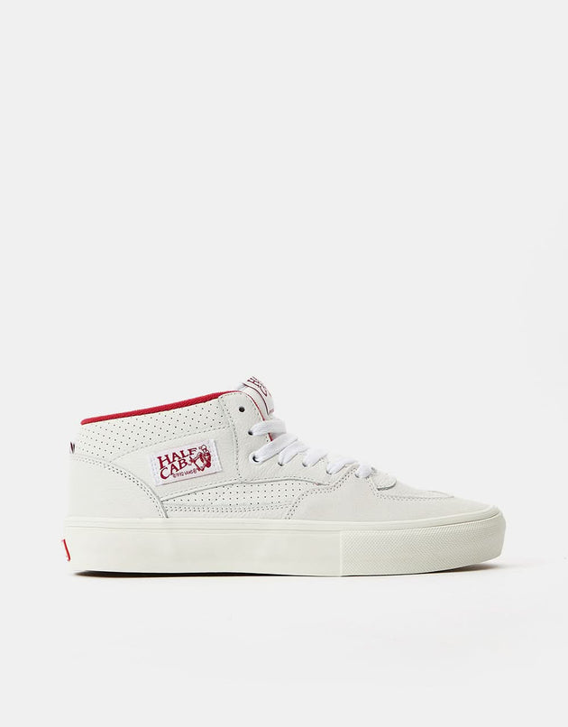 Chaussures de skate Vans Skate Half Cab - Vintage Sport Blanc/Rouge