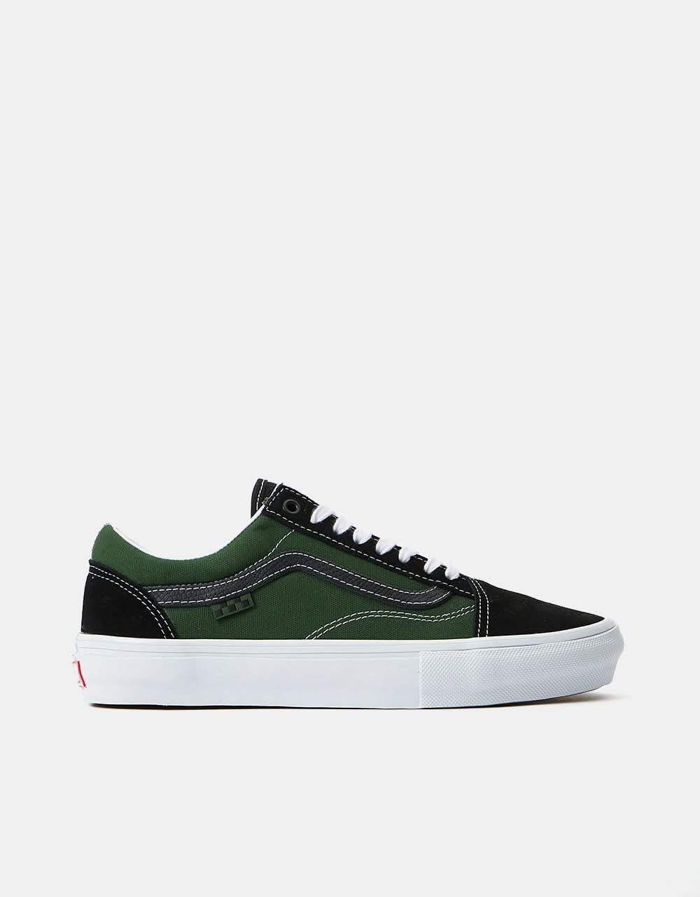 Vans Skate Old Skool Skateschuhe – Safari Schwarz/Grün