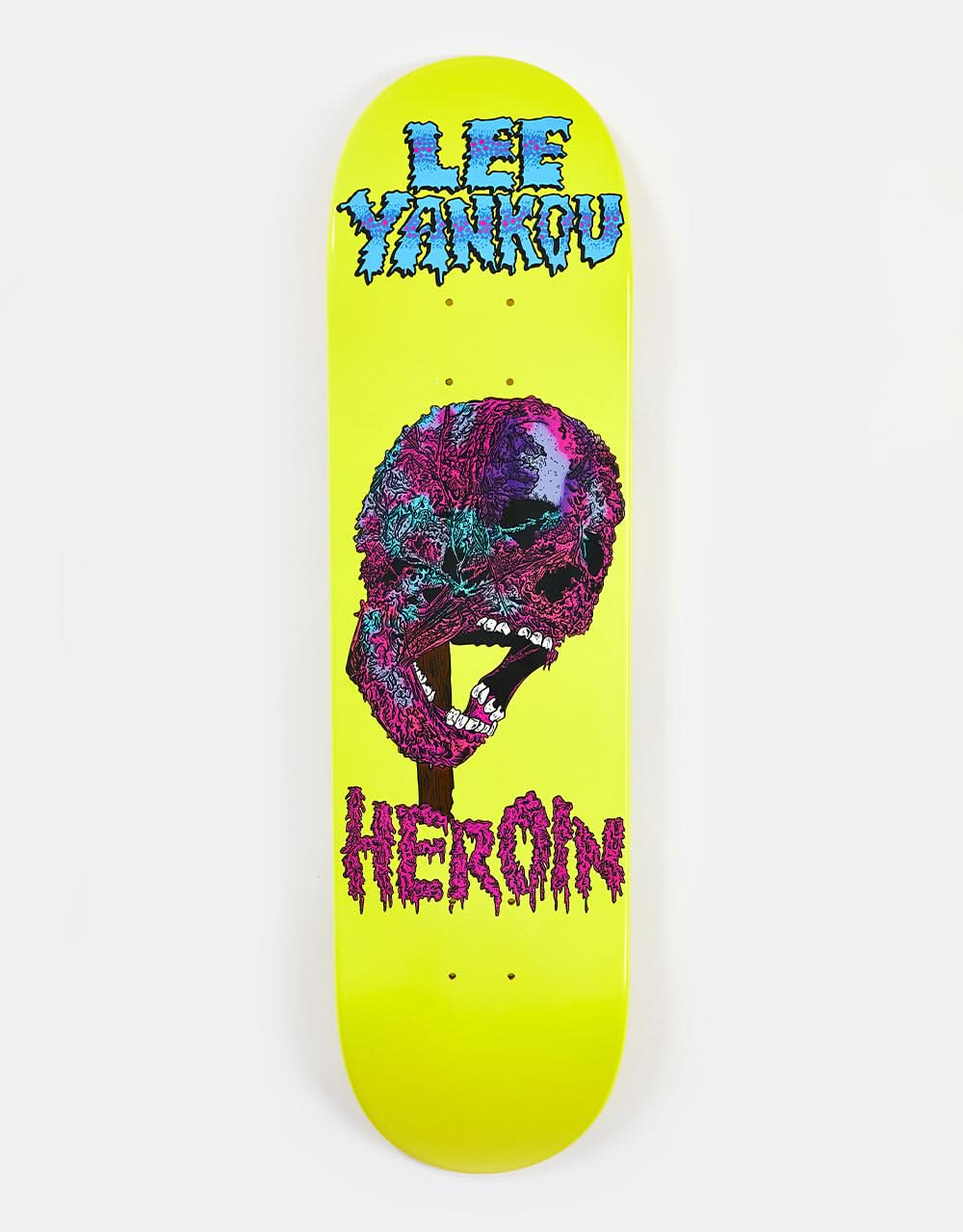 Heroin Yankou Face Melter Skateboard Deck - 8.25”