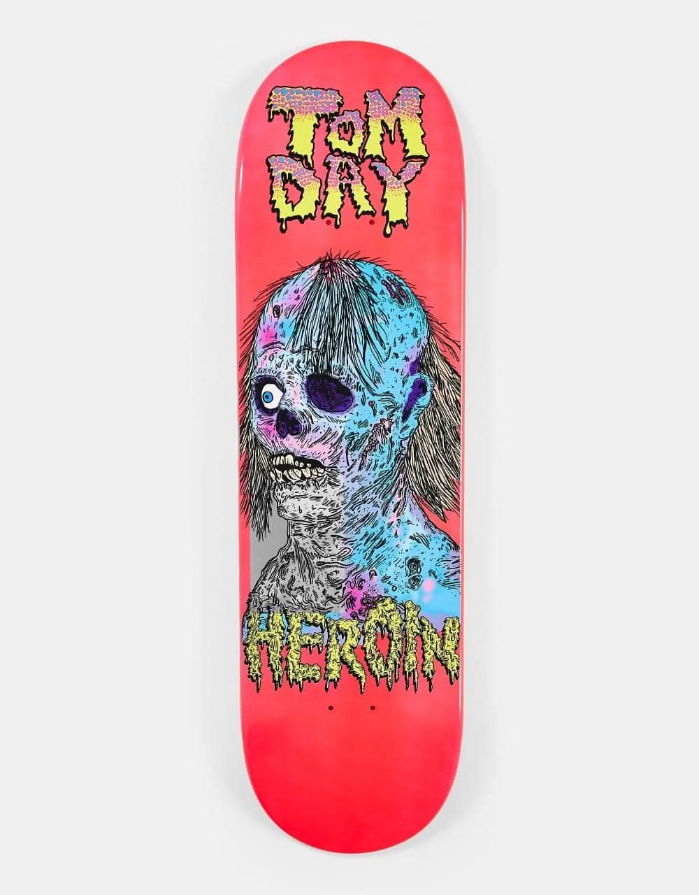 Heroin Day Face Melter Skateboard Deck - 8.75”