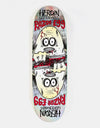 Heroin Symmetrical Holo Egg Skateboard Deck - 9.5”