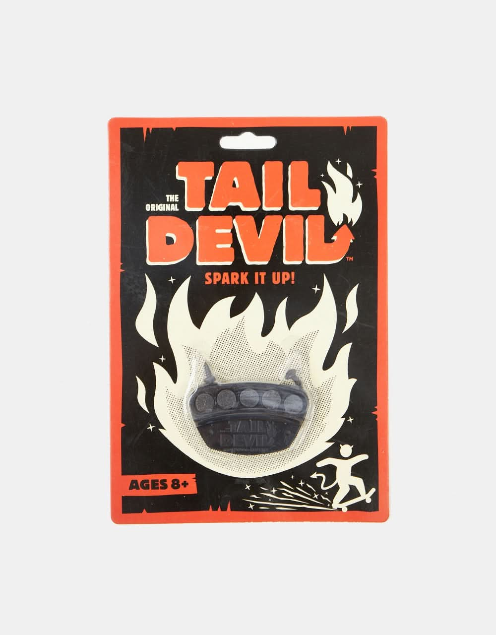 Tail Devil Skateboard Spark Plate - Black/Black