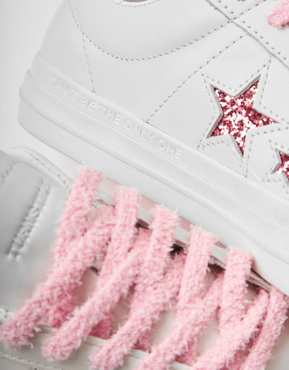 Converse x Turnstile One Star Pro Skate Shoes - White/Pink/White