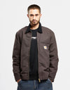 Carhartt WIP Detroit Jacket - Tobacco/Black (Rigid)