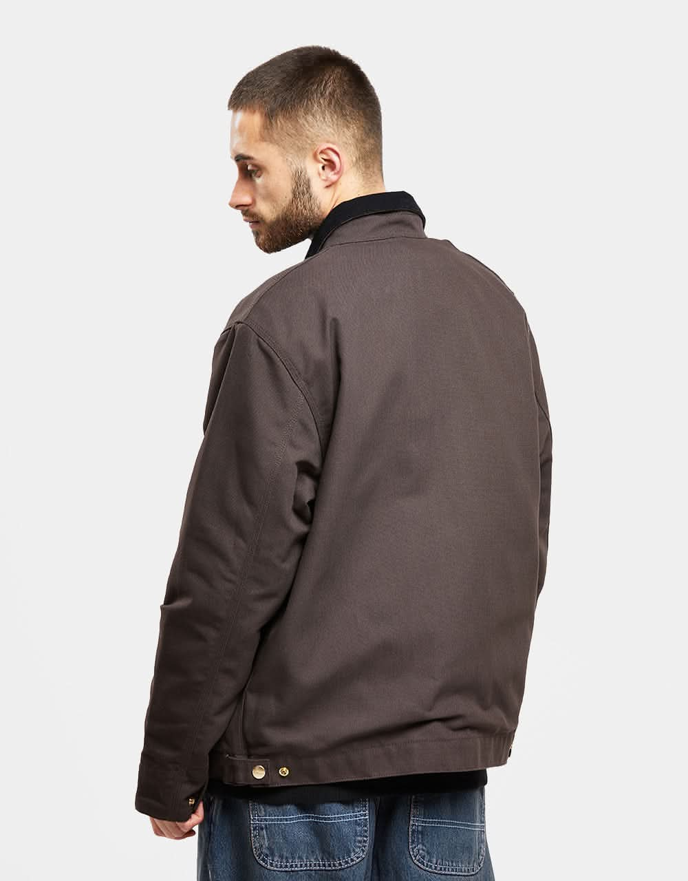 Carhartt WIP Detroit Jacket - Tobacco/Black (Rigid)