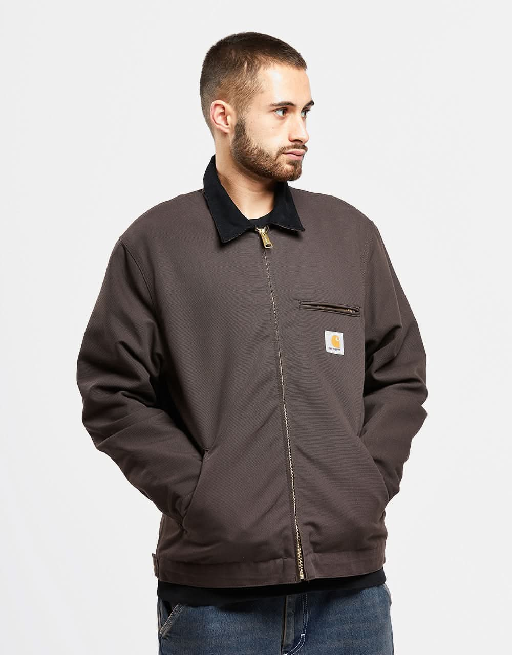 Carhartt WIP Detroit Jacket - Tobacco/Black (Rigid)