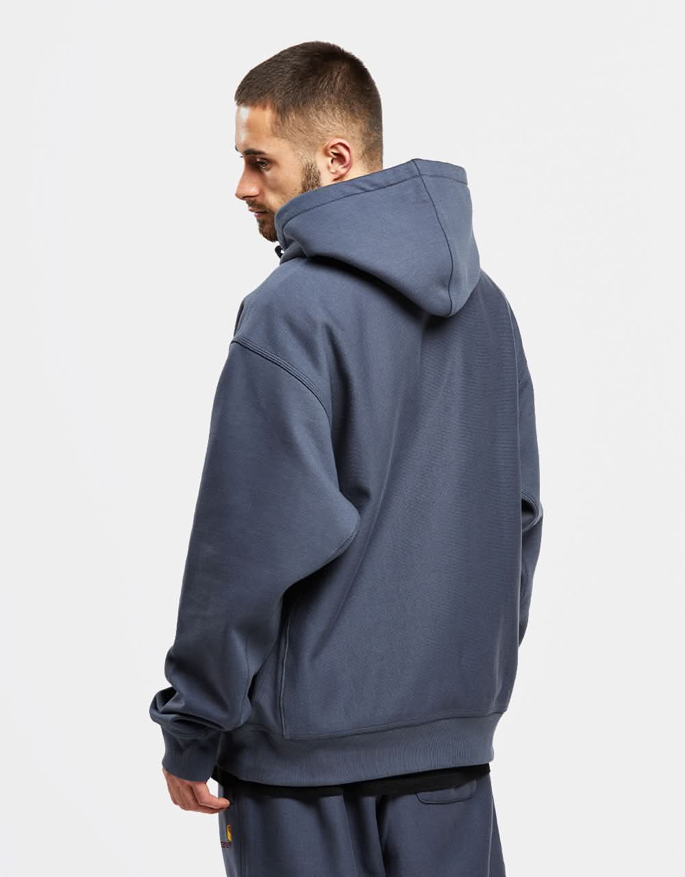 Carhartt WIP Hooded American Script Sweatshirt - Zeus