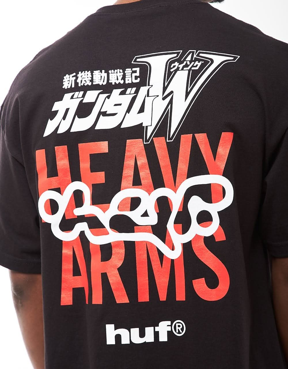 HUF x Gundam Wing Heavy Arms T-Shirt - Black