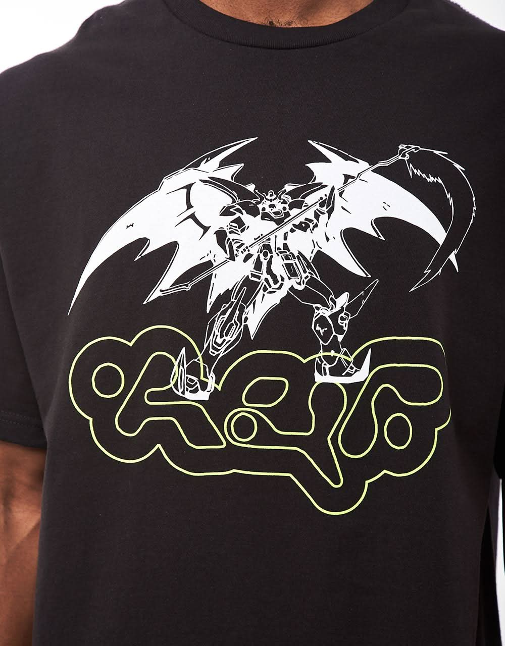 Camiseta HUF x Gundam Wing Reborn - Negro