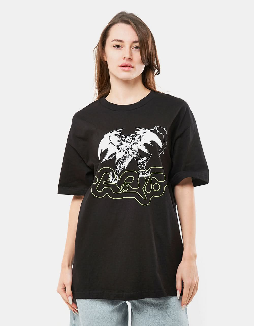 HUF x Gundam Wing Reborn T-Shirt – Schwarz