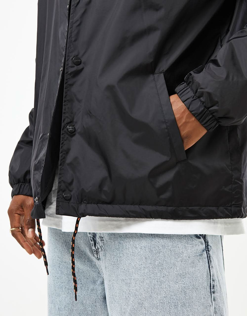 Veste d'entraîneur Santa Cruz x Thrasher Flame Dot - Noir