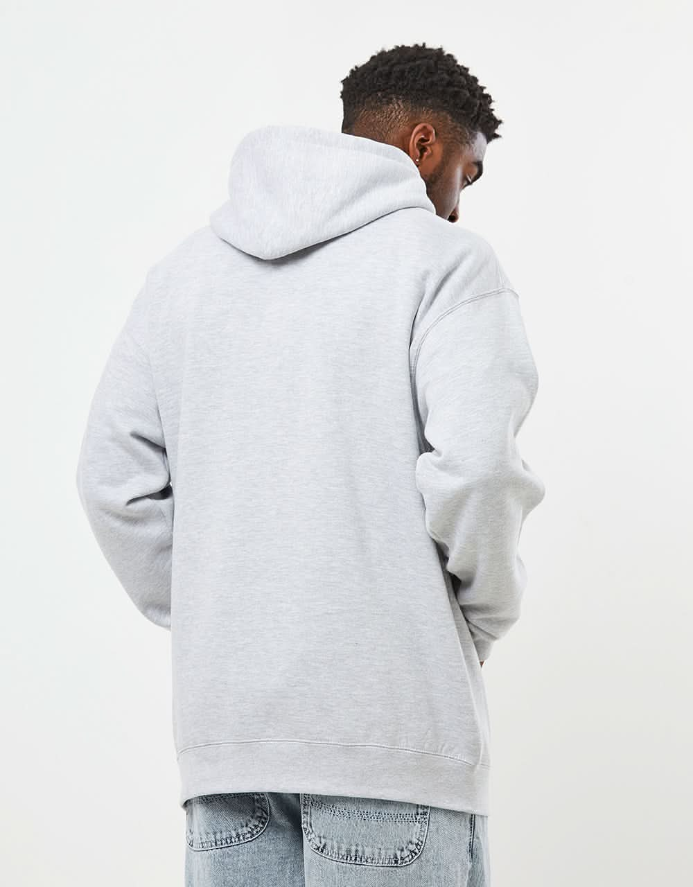 Santa Cruz x Thrasher Screaming Logo Pullover Hoodie - Grey Heather