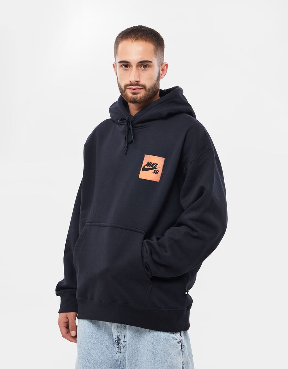 Nike SB Stencil Pullover Hoodie - Black