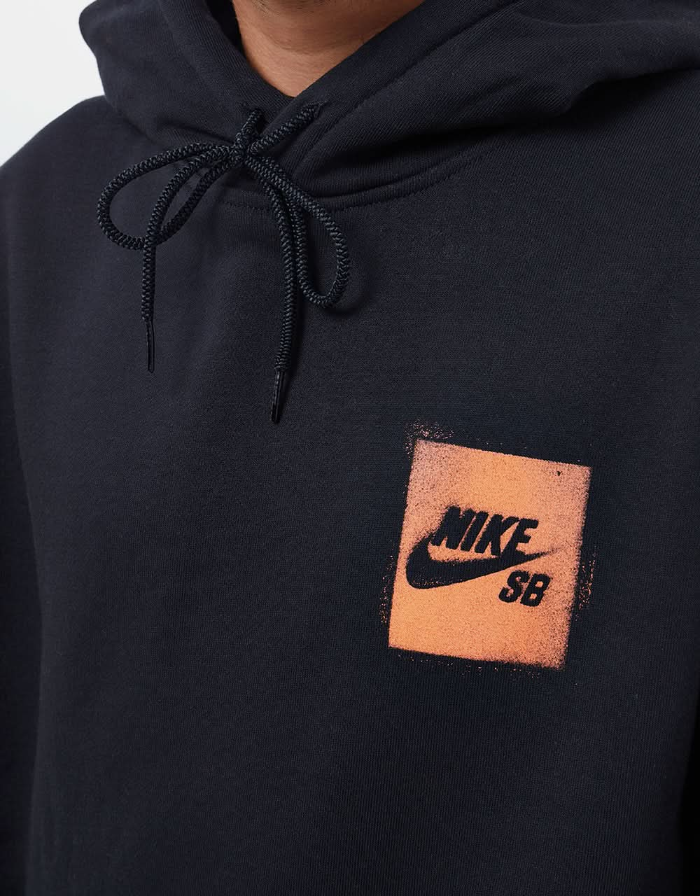 Nike SB Schablonen-Hoodie – Schwarz