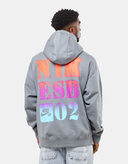 Sudadera con capucha Nike SB Stencil - Gris humo