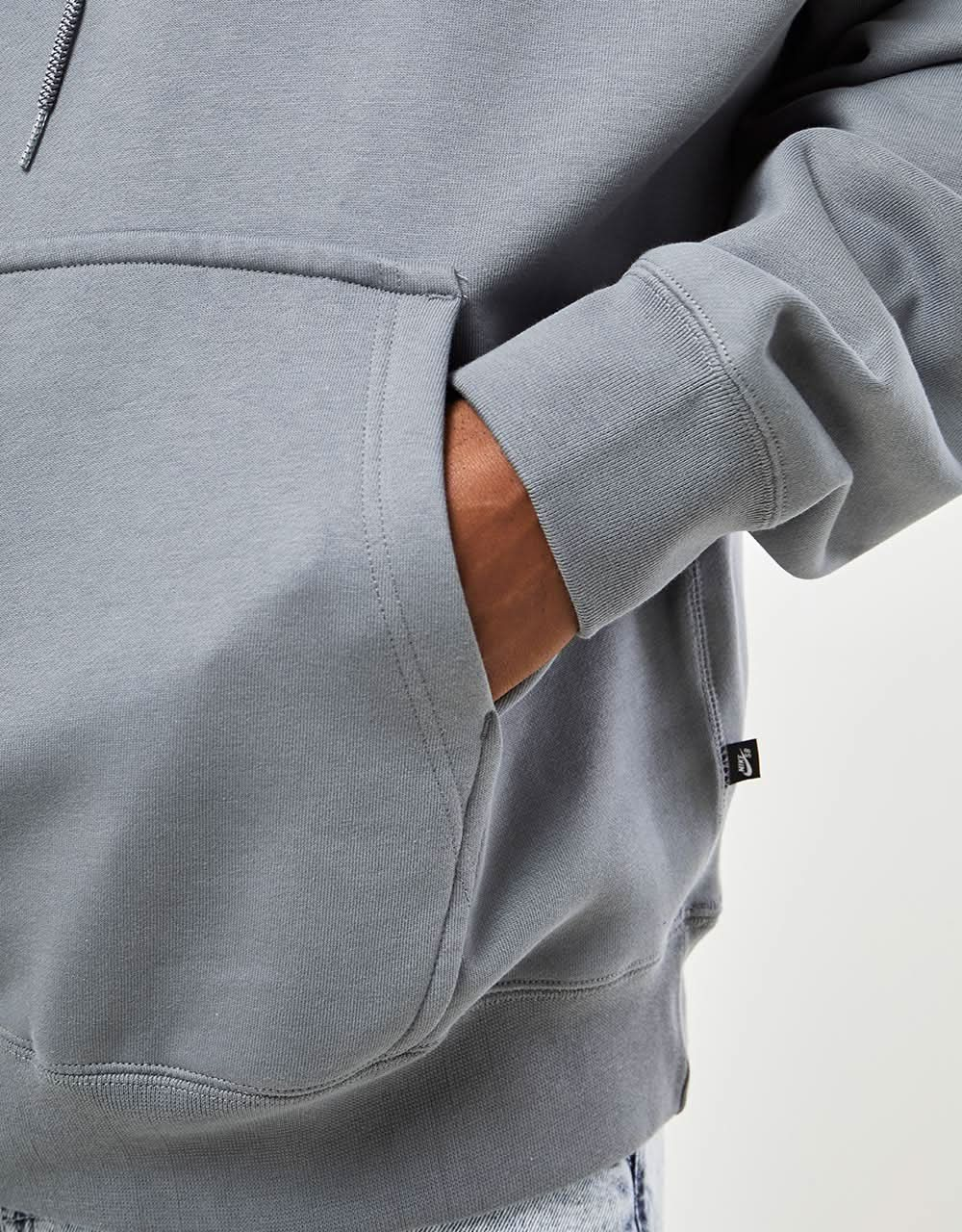 Nike SB Schablonen-Hoodie – Rauchgrau