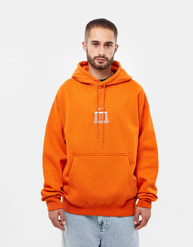 Nike SB Veikos GFX Pullover Hoodie – Campfire Orange/Light Bone