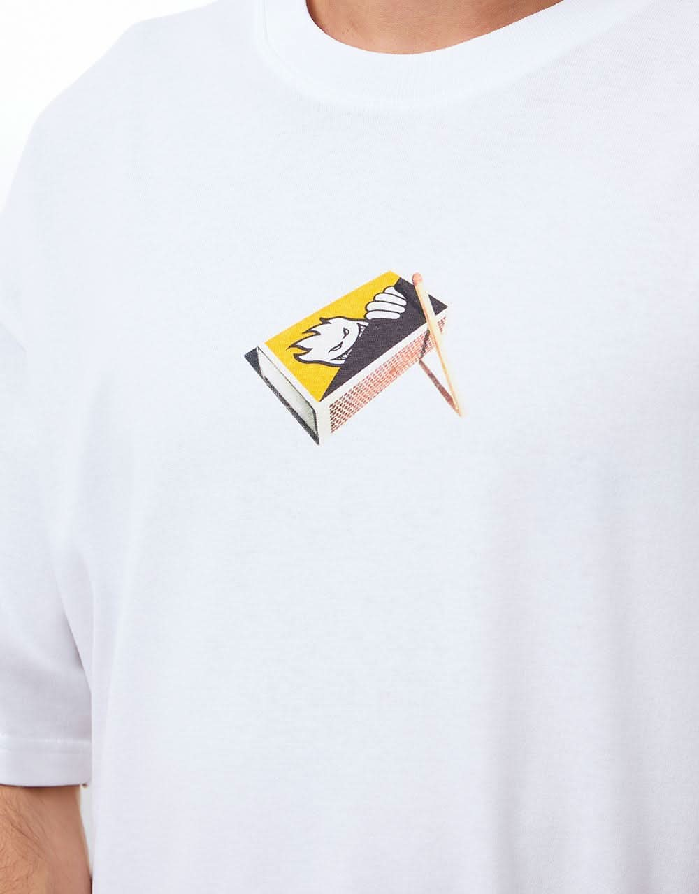 Last Resort AB x Spitfire Matchbox T-Shirt - White