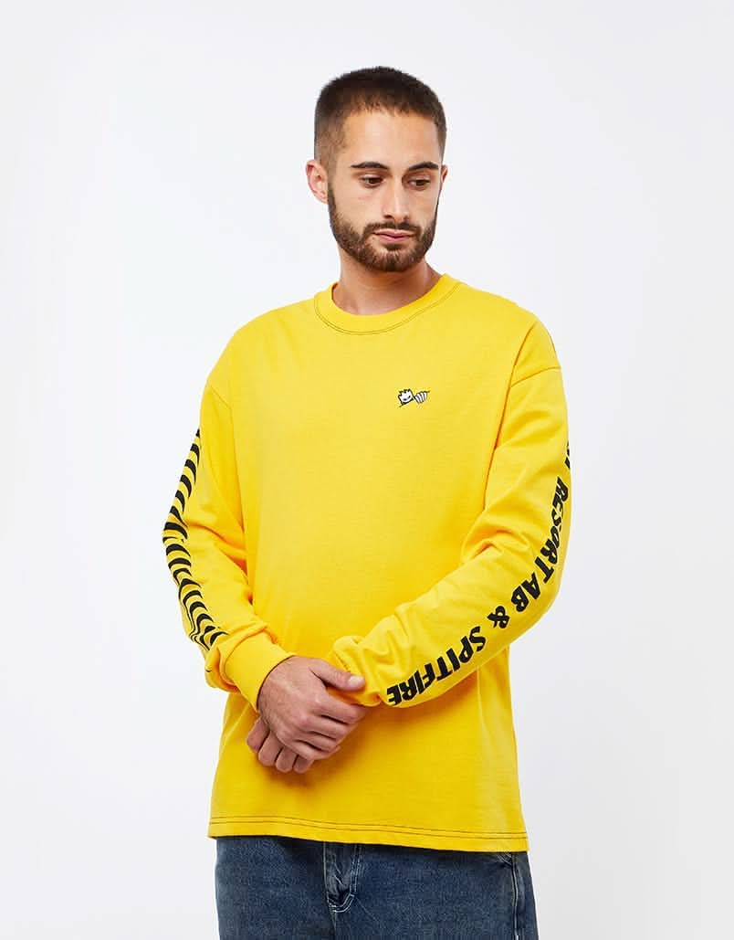 Last Resort AB x Spitfire L/S T-Shirt - Yellow